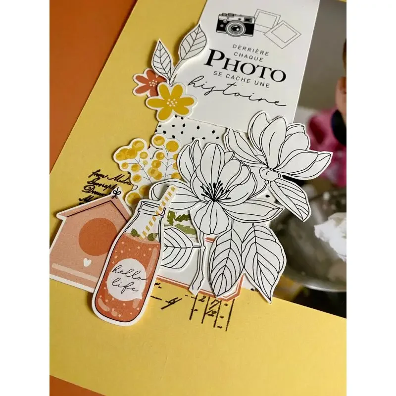 Clear Silicone Stamps For Card Making - Francuski przezroczysty silikonowy stempel z motywem