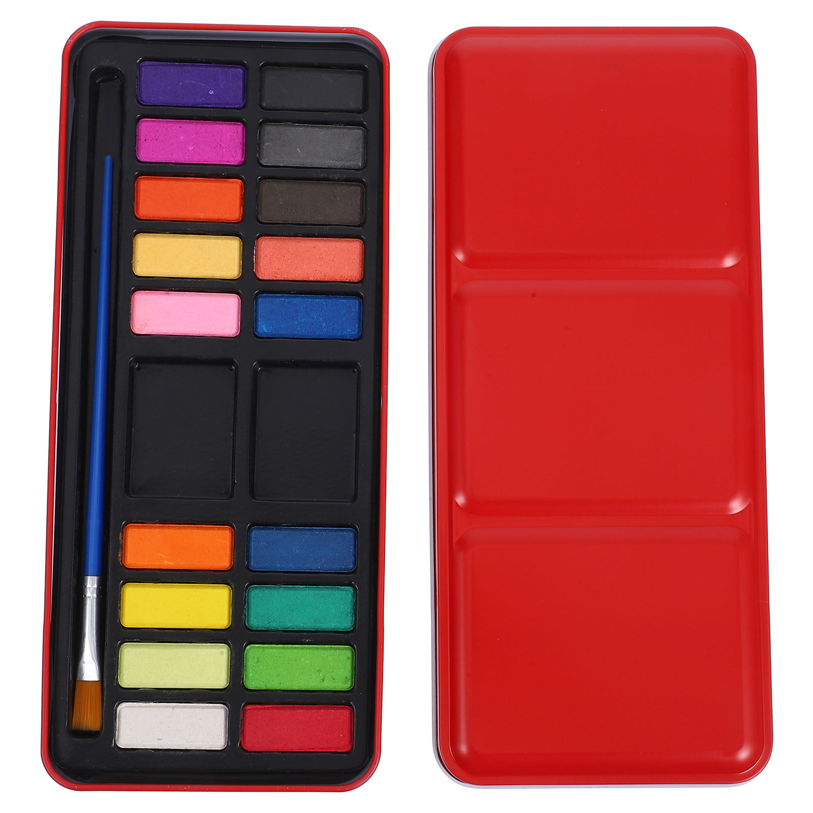 Zestaw 18 farb akwarelowych, p – Watercolor Paint Set Solid Pigment recenzja i cena