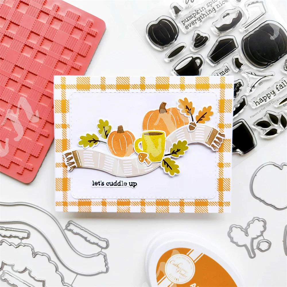 Flanelowe Tło Stempel Nowe Met – Clear Silicone Stamps For Card Making recenzja i cena