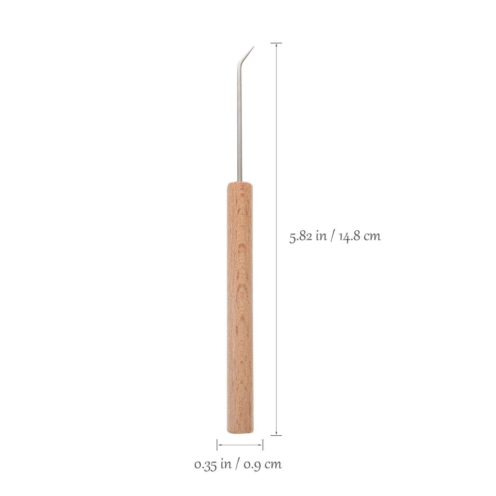 Haczyki do robótek na drutach  – Wooden Crochet Hooks Ergonomic Handle recenzja i cena