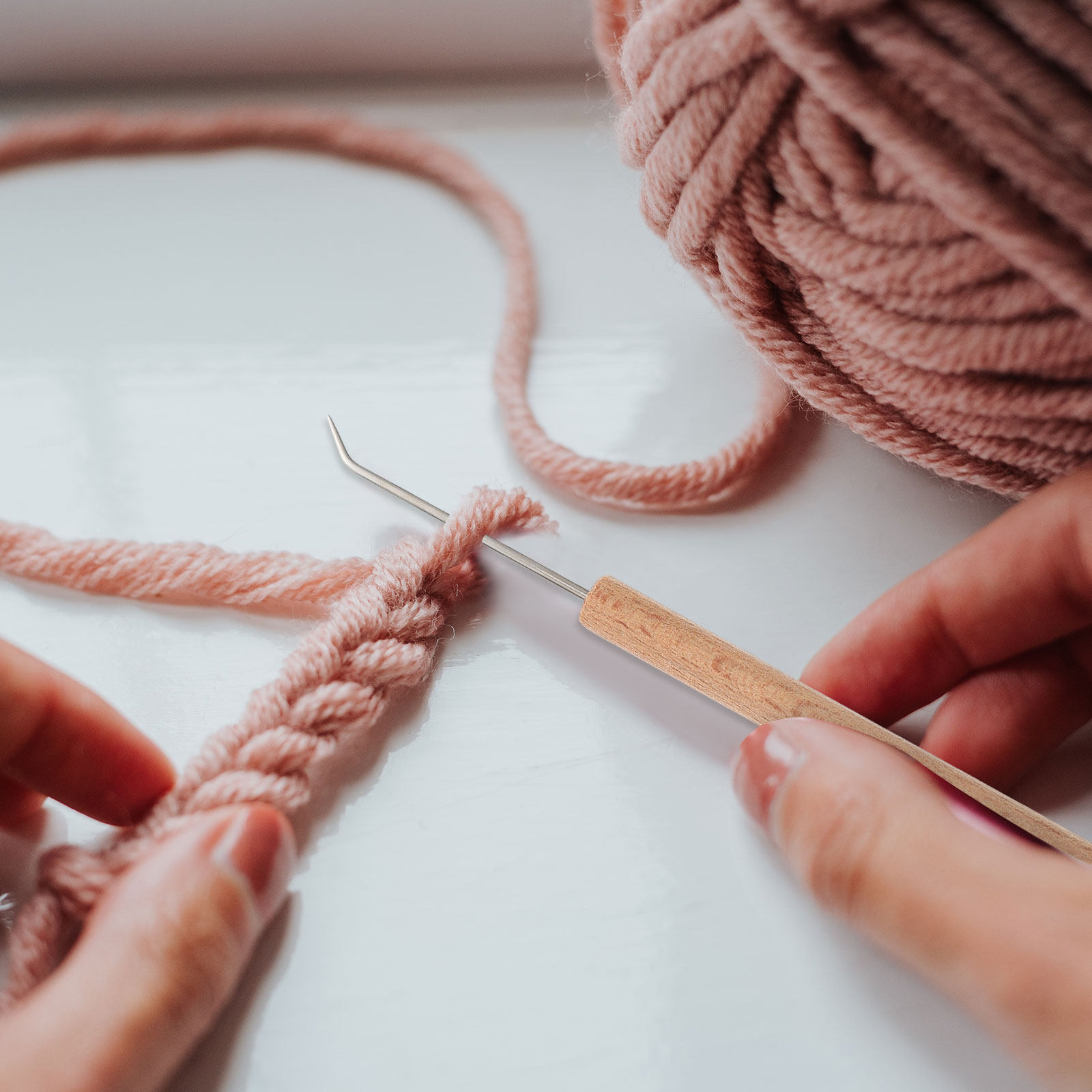 Haczyki do robótek na drutach  – Wooden Crochet Hooks Ergonomic Handle recenzja i cena
