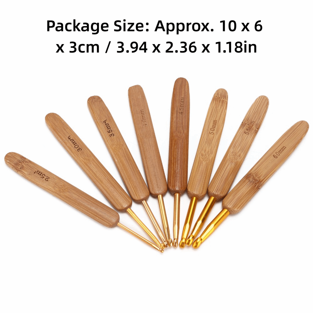 8 sztuk, zestaw haczyków do sz – Wooden Crochet Hooks Ergonomic Handle recenzja i cena