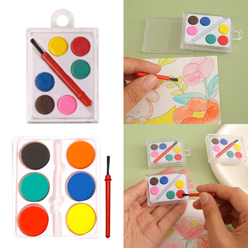 Przenośny zestaw do malowania, – Watercolor Paint Set Solid Pigment recenzja i cena