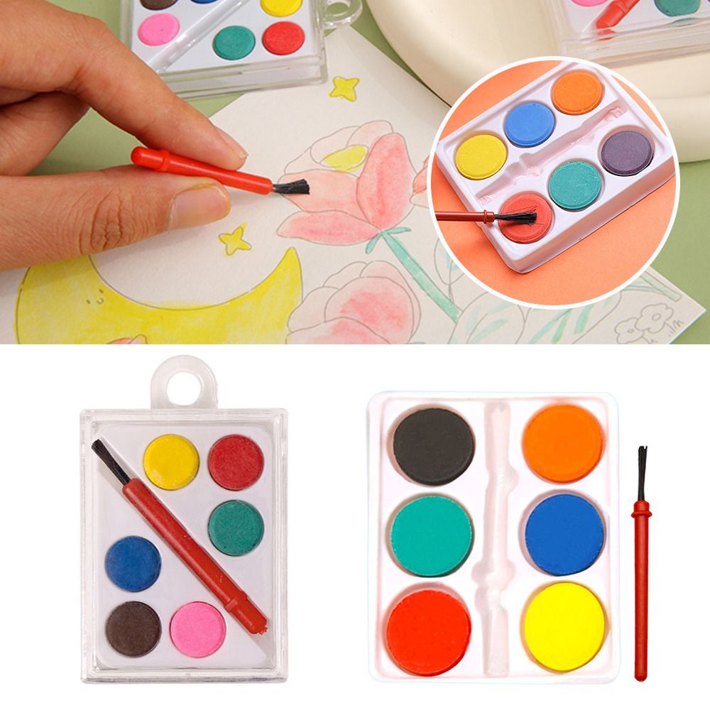Przenośny zestaw do malowania, – Watercolor Paint Set Solid Pigment recenzja i cena