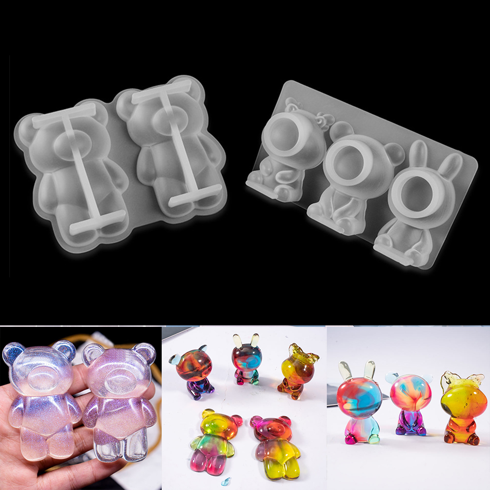 3D Cartoons Animal Doll Silico – Silicone Epoxy Resin Molds Set recenzja i cena