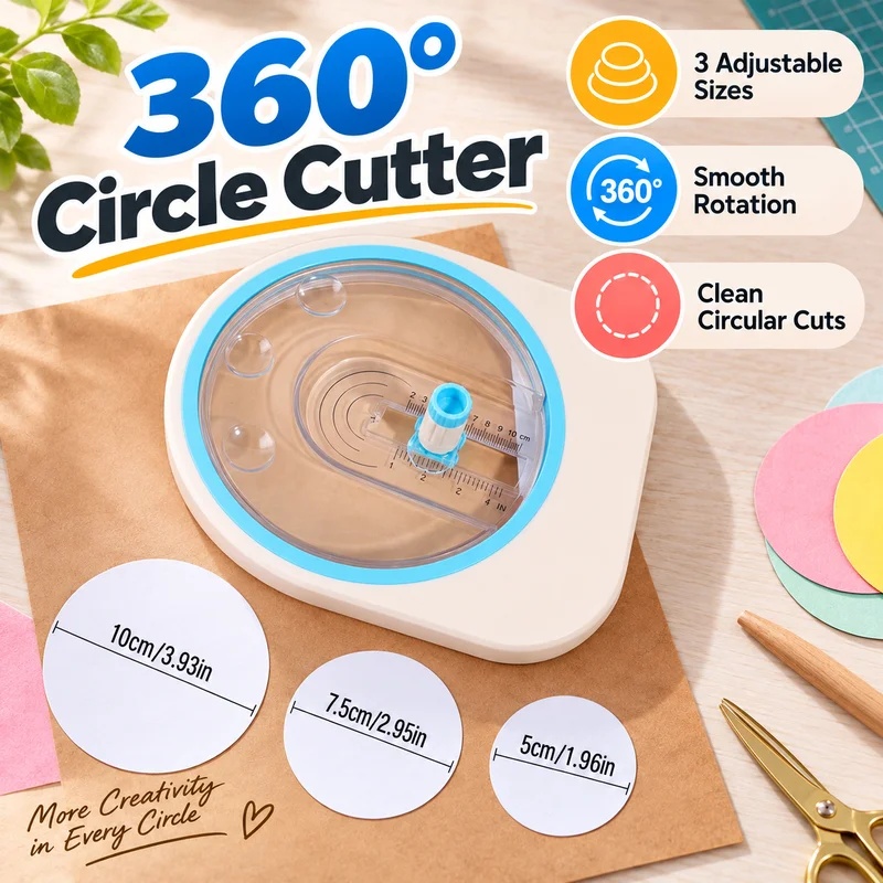 360 °   Obracający się, okrągł – Scrapbooking recenzja i cena